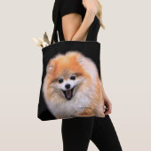 Niedlicher Spitz Hund Tasche (Von Nahem)
