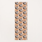 Niedlicher Spitz Hund Yogamatte (Vorderseite)