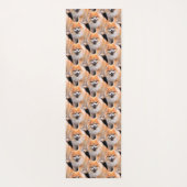 Niedlicher Spitz Hund Yogamatte (Rückseite)