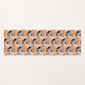 Niedlicher Spitz Hund Yogamatte (Vorderseite (Horizontal))