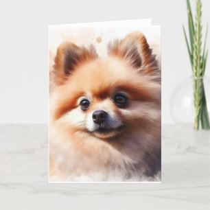 Niedlicher Spitz Karte