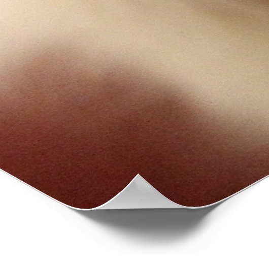 Niedlicher Spitz Poster (Ecke)