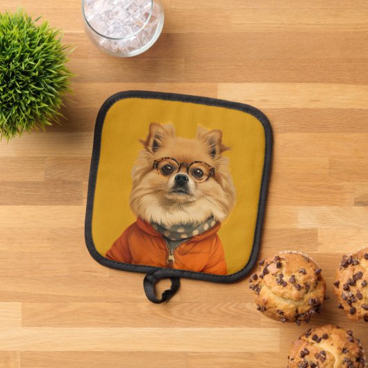 Niedlicher Spitz Topflappen (Oben Unten)