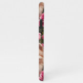 Niedlicher Spitz Verzauberter Rosengarten iPhone Hülle (Rechte Seite)