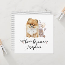 Niedlicher Spitz Welpe mutig zitieren