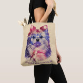 Niedlicher Spitzdeutsche Spitz-Skizze Tasche (Von Nahem)