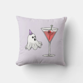 Niedlicher Spooky Ghost & Creepy Cocktail Kissen