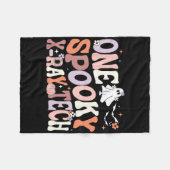 Niedlicher, Spooky-Röntgentechniker Ha Fleecedecke (Vorderseite (Horizontal))