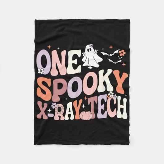 Niedlicher, Spooky-Röntgentechniker Ha Fleecedecke (Vorderseite)
