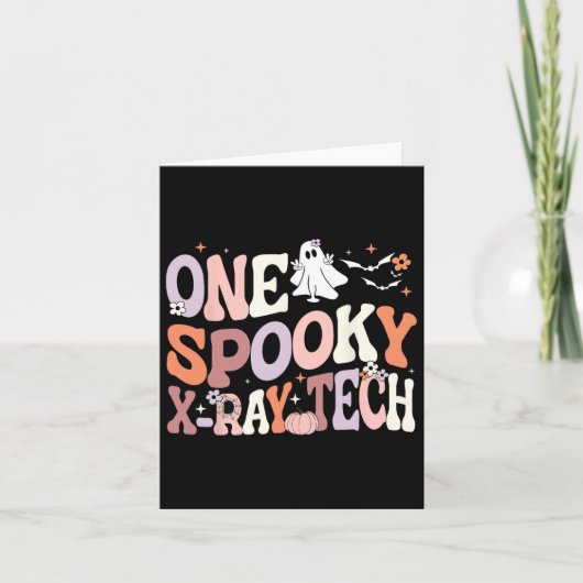 Niedlicher, Spooky-Röntgentechniker Ha Karte (Vorderseite)