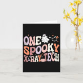 Niedlicher, Spooky-Röntgentechniker Ha Karte (Gelbe Blume)