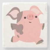 Niedlicher Sporty Cartoon Untersetzer (Vorderseite)