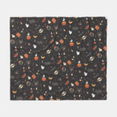 Niedlicher, spöttischer Strumpf Fleecedecke (Vorderseite (Horizontal))