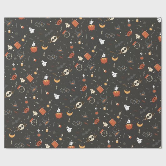 Niedlicher, spöttischer Strumpf Geschenkpapier (Flach)