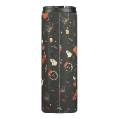 Niedlicher, spöttischer Strumpf Thermosbecher (Rückseite)