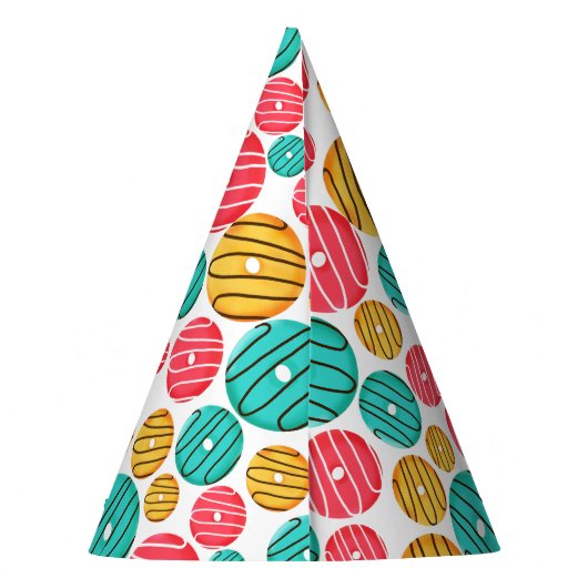 Niedlicher Sprinkle Donut Partyhütchen (Rückseite)