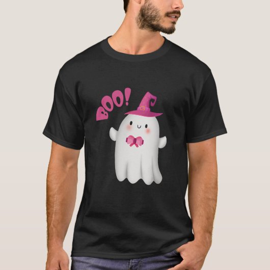 Niedlicher Spuk Ghost Halloween Horror Halloween T-Shirt (Vorderseite)