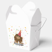 Niedlicher Squatchy Birthday Bigfoot Geschenkschachtel (Geöffnet)