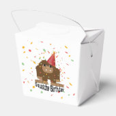 Niedlicher Squatchy Birthday Bigfoot Geschenkschachtel (Rückseite)