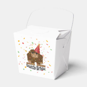 Niedlicher Squatchy Birthday Bigfoot Geschenkschachtel