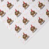 Niedlicher Squatchy Birthday Bigfoot Seidenpapier (Ausschnitt)