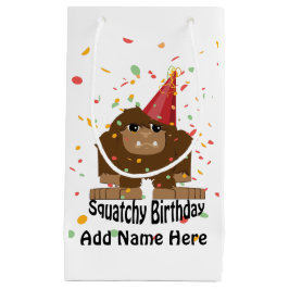 Niedlicher Squatchy Geburtstag Bigfoot Kleine Geschenktüte