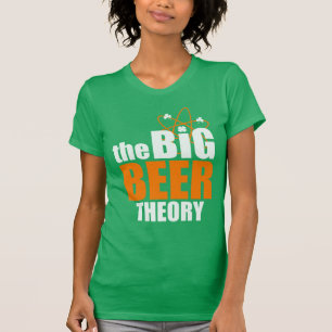 Niedlicher St Patrick Tag die große Bier-Theorie T-Shirt
