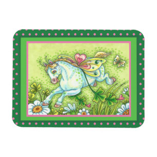NIEDLICHER ST. PATRICK'S DAY FLYING IRISH PONY, FA MAGNET
