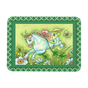 NIEDLICHER ST. PATRICK'S DAY FLYING IRISH PONY, FA MAGNET