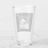 Niedlicher St. Patrick's Day Kleeblätter und Clove Glas (Rückseite)