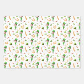 Niedlicher St. Patrick's Day Leprechaun Irish Them Geschenkpapier Set (Vorderseite)
