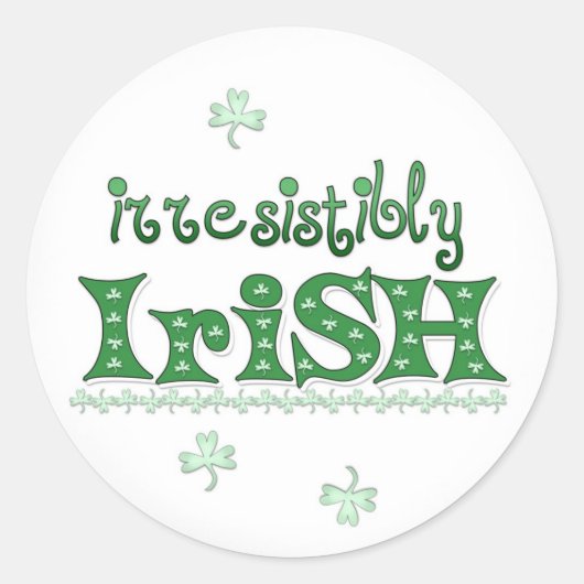 Niedlicher St. Patrick's Day Sticker (Vorderseite)