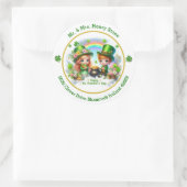 Niedlicher St. Patrick's Day Umschlag Aufkleber (Tasche)