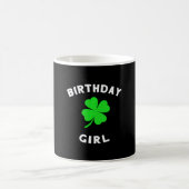 Niedlicher St. Patricks Tag Geburtstag für Mädchen Kaffeetasse (Mittel)