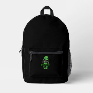 Niedlicher St Patty's Day Leprechaun Ich bin ein G Bedruckter Rucksack