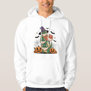 Niedlicher Stack aus bärtigen Halloween-Drachen Hoodie