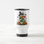 Niedlicher Stack aus bärtigen Halloween-Drachen Reisebecher (Mittel)