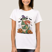 Niedlicher Stack aus bärtigen Halloween-Drachen T-Shirt (Vorderseite)