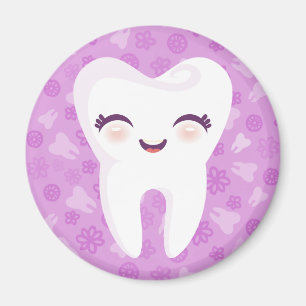 Niedlicher Stand - Lila Magnet