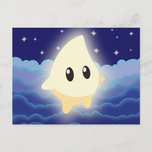 Niedlicher Star Postkarte (Vorderseite)