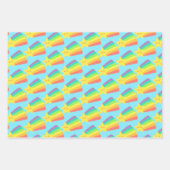 Niedlicher Star-Regenbogen Geschenkpapier Set (Vorderseite 3)