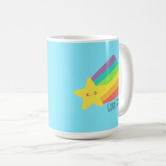 Niedlicher Star-Regenbogen Kaffeetasse (VorderseiteRechts)