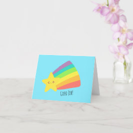 Niedlicher Star-Regenbogen Karte