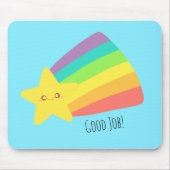 Niedlicher Star-Regenbogen Mousepad (Vorne)