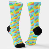 Niedlicher Star-Regenbogen Socken (Gewinkelt)