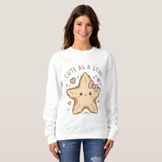 Niedlicher Star Sweatshirt (Vorne ganz)