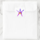 Niedlicher Starfish Quadratischer Aufkleber (Tasche)