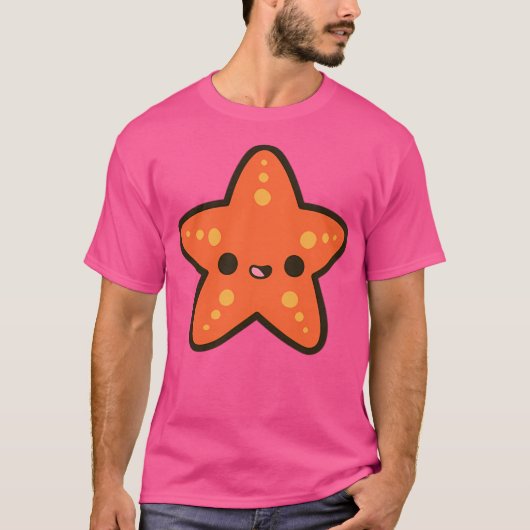 Niedlicher Starfish T-Shirt (Vorderseite)
