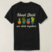 Niedlicher Start Wir kleben gemeinsam Kopf Entwurf T-Shirt (Design vorne)
