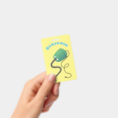 Niedlicher Staubsauger Cartoon Spaß Ausweis (Handheld)